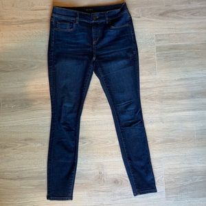 Ann Taylor Skinny Ankle Jean Modern Fit Dark Wash